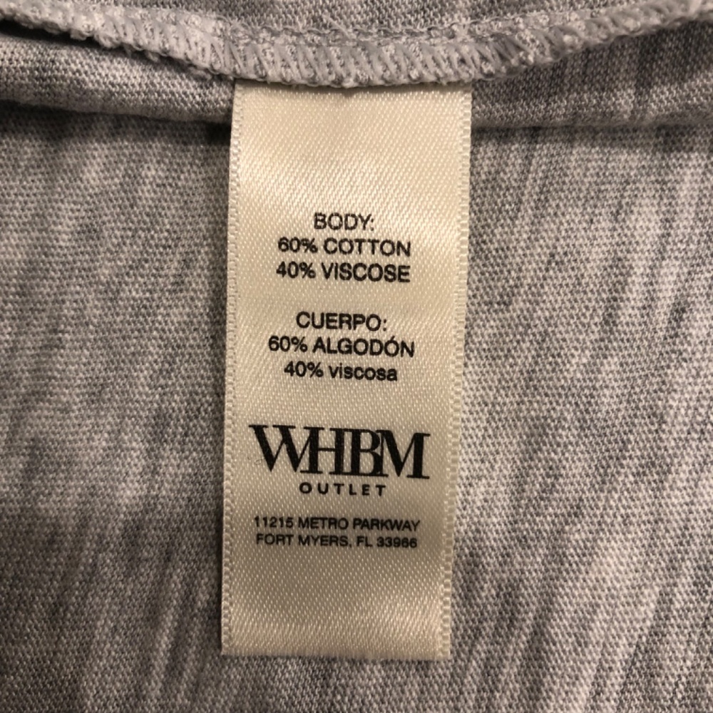 WHBM Outlet Sleeveless Ruffle V Neck Tank Top - Picture 12 of 12